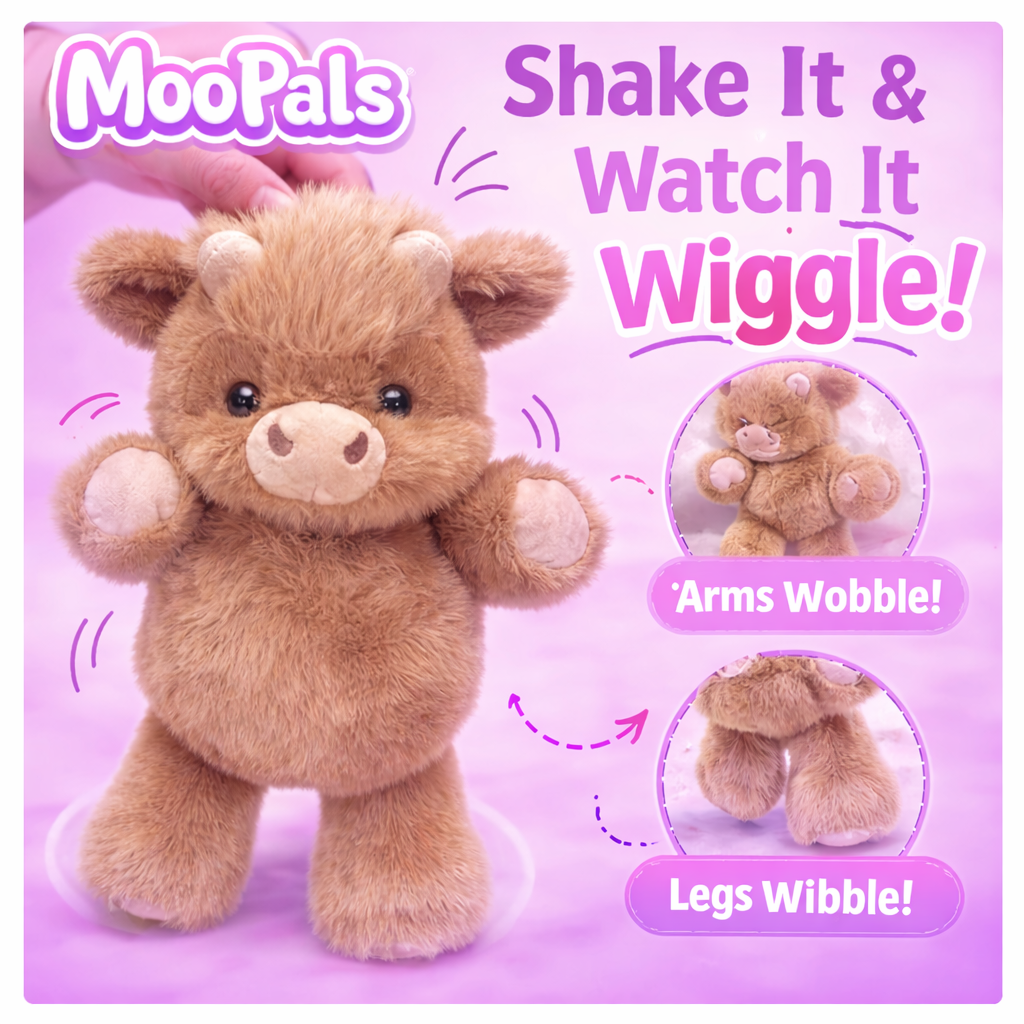 Running Highland Cow Plushie