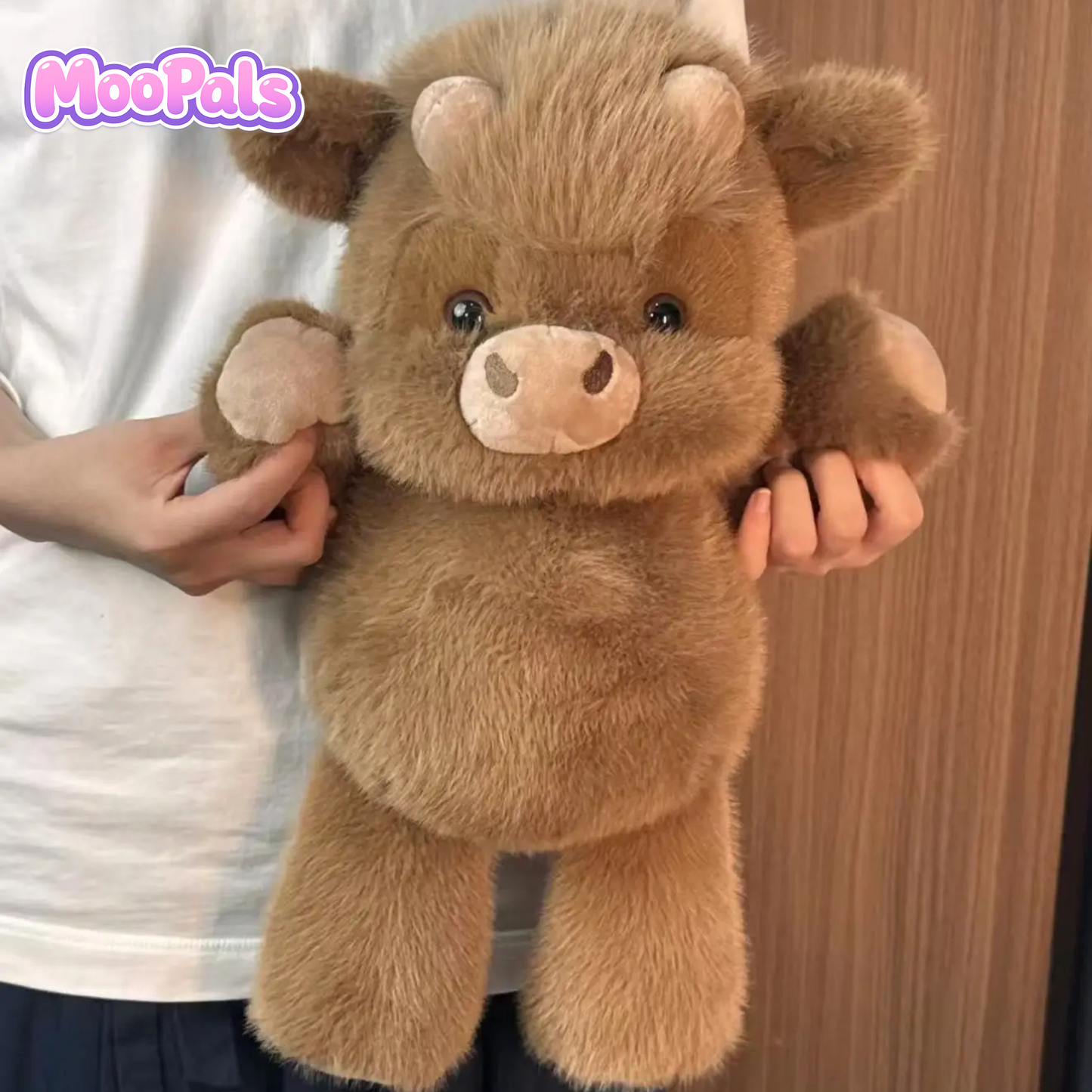 Running Highland Cow Plushie