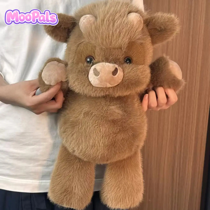 Running Highland Cow Plushie