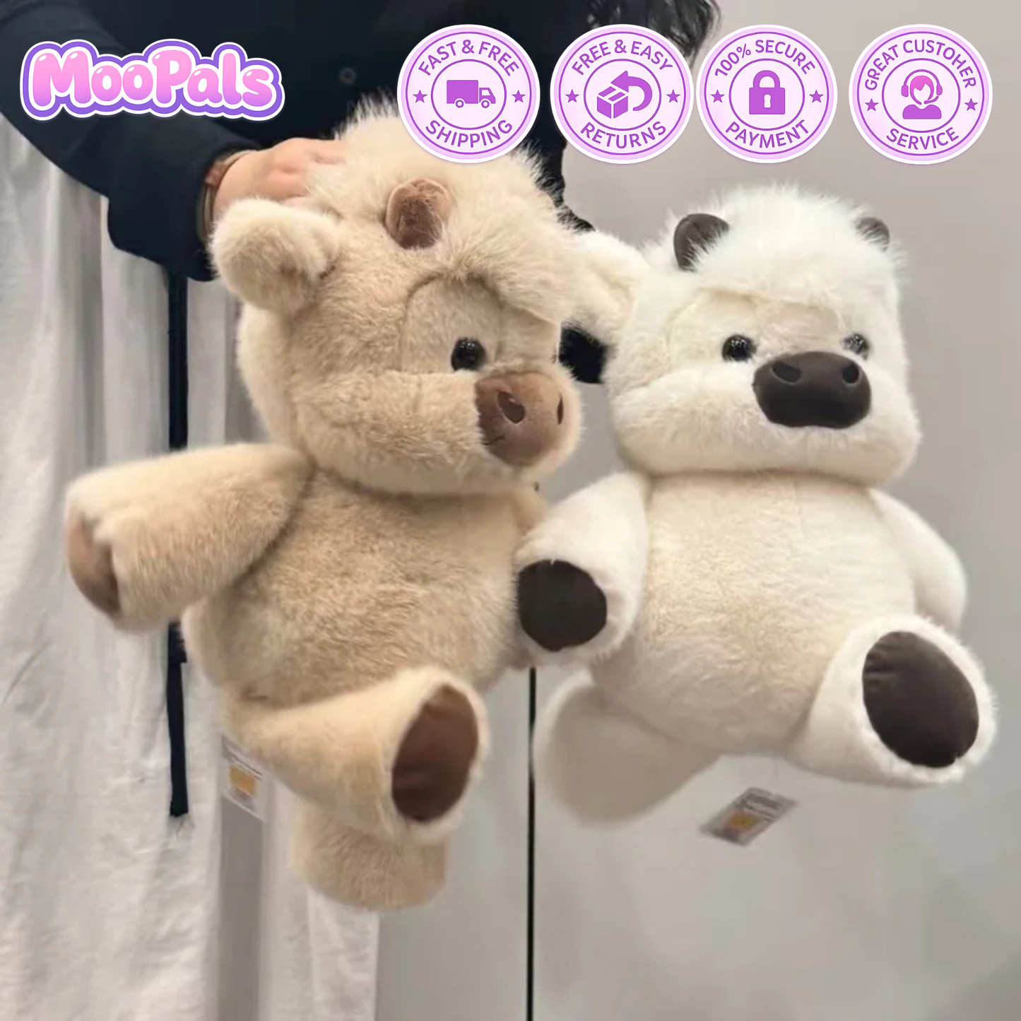 Running Highland Cow Plushie